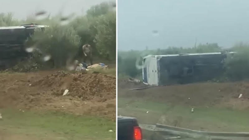 في يوم واحد..   حادثا انزلاق حافلة سياحية و"لواج"..خلفا 11 مصابا